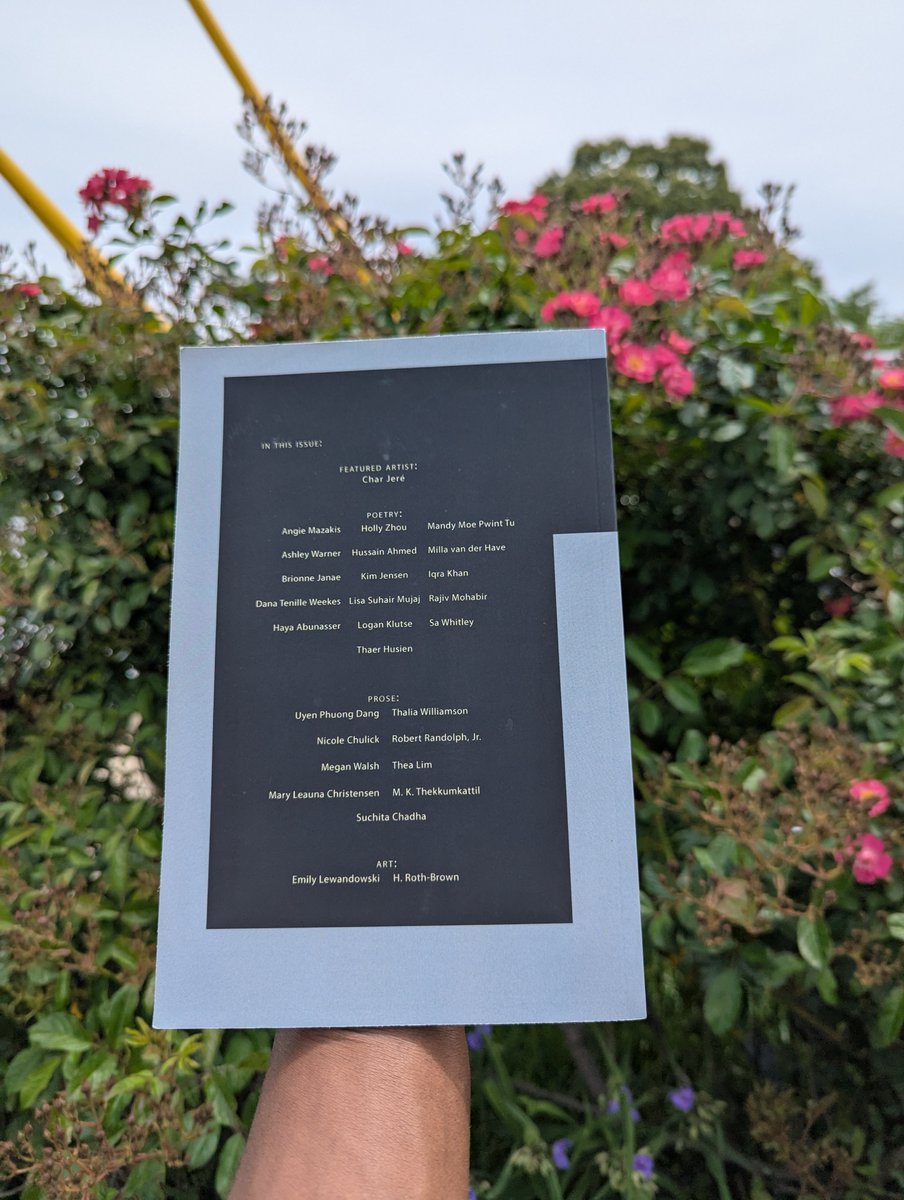 Black Warrior Review (@blackwarriorrev) on Twitter photo Spring is well and truly here, and so is issue 51.2!
With art by the Afro-Fractalist artist, Char Jeré, this issue features the work of our 2024 Contest winners, Nicole Chulick, <a href="/HussainAhmedNG/">Aláà fin of Poetry</a>, and Suchita Chadha, and other talented writers redefining language and storytelling. Spring is well and truly here, and so is issue 51.2!
With art by the Afro-Fractalist artist, Char Jeré, this issue features the work of our 2024 Contest winners, Nicole Chulick, <a href="/HussainAhmedNG/">Aláà fin of Poetry</a>, and Suchita Chadha, and other talented writers redefining language and storytelling.
