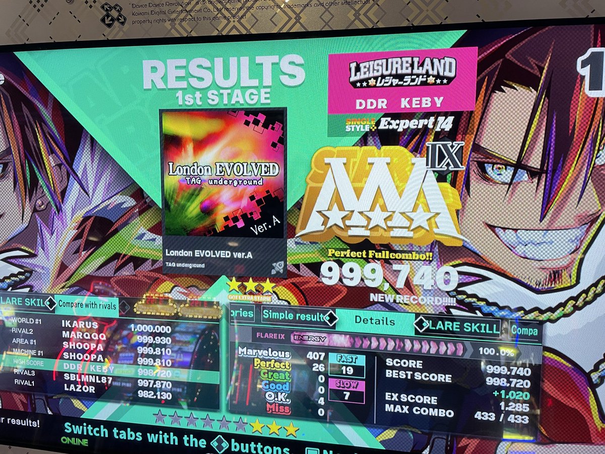 ddrkeby's tweet image. Recent scores I’m proud of. London evolved is done. Orca finished. Almost my first SDP on a 16 😮#DDR_WORLD