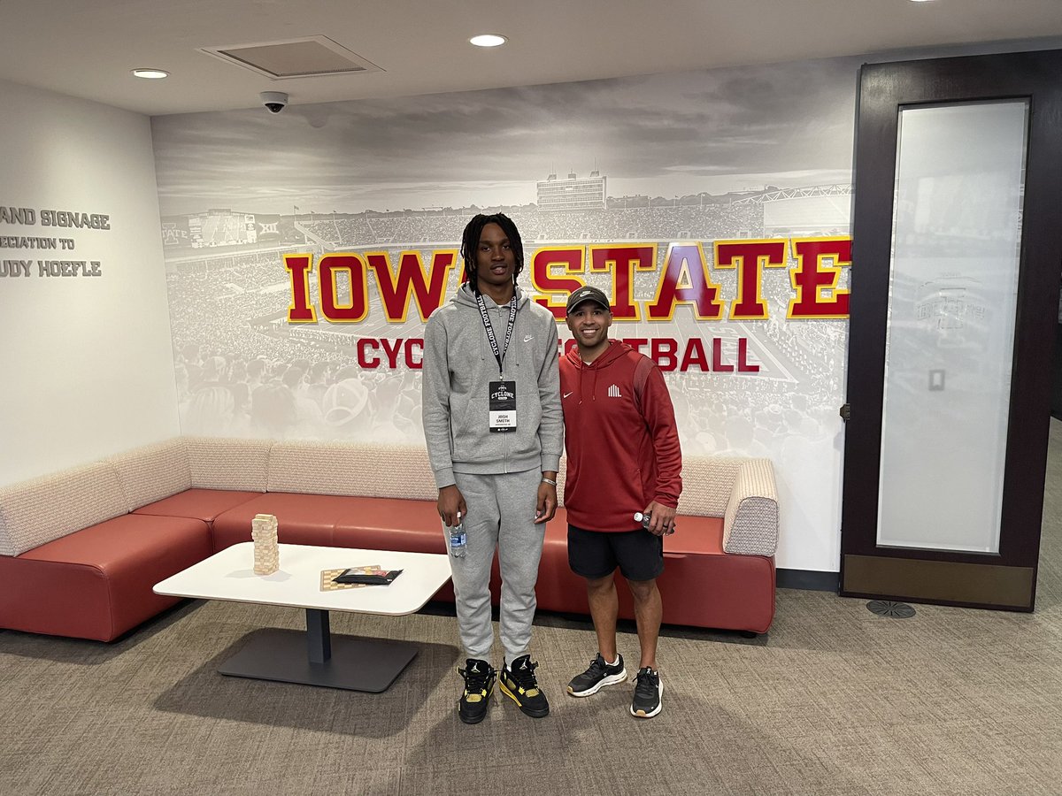 Joshua Smith (@614j0sh) on Twitter photo Had a great time at Iowa state! <a href="/Rivals/">Rivals</a> <a href="/Coach_NPauley/">Noah Pauley</a> <a href="/AllenTrieu/">Allen Trieu</a> <a href="/RivalsFriedman/">Adam Friedman</a> @RivalsRichie <a href="/247Sports/">247Sports</a> <a href="/mickdwalker/">Mick Walker</a> <a href="/CAECFootball/">Nubian Football</a> <a href="/THE_OhioPlayers/">THE Ohio Players</a> Had a great time at Iowa state! <a href="/Rivals/">Rivals</a> <a href="/Coach_NPauley/">Noah Pauley</a> <a href="/AllenTrieu/">Allen Trieu</a> <a href="/RivalsFriedman/">Adam Friedman</a> @RivalsRichie <a href="/247Sports/">247Sports</a> <a href="/mickdwalker/">Mick Walker</a> <a href="/CAECFootball/">Nubian Football</a> <a href="/THE_OhioPlayers/">THE Ohio Players</a>