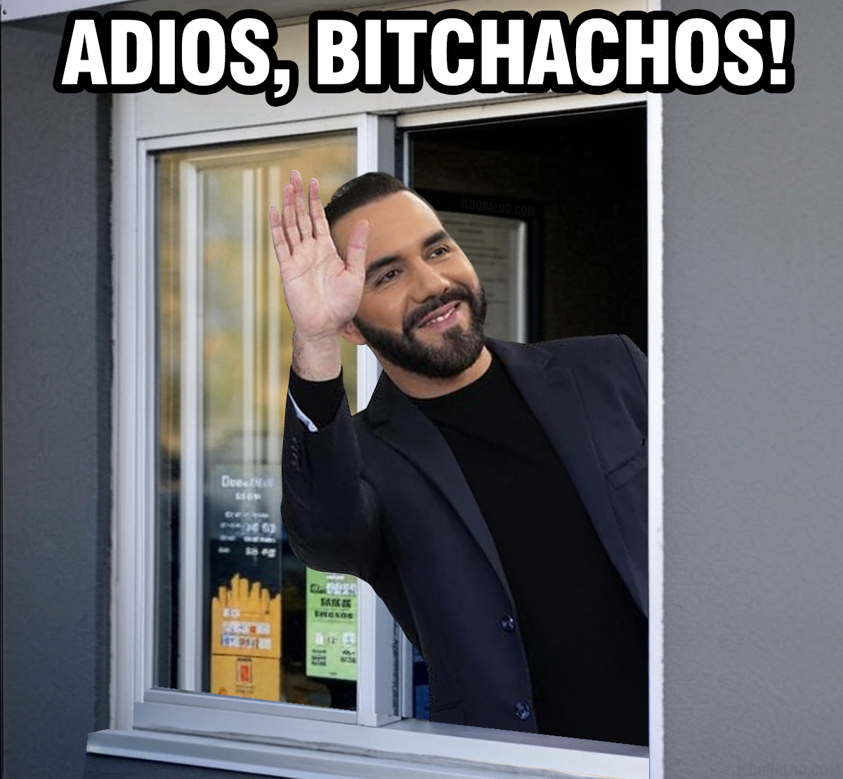 Last thing democrats see right before they leave El Salvador empty-handed...🤣🤣🤣