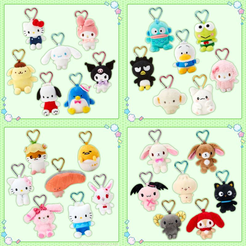 ＼⚠️新商品【予告】📣🆕／
サンリオより「2025年サンリオキャラクター大賞第3弾」が来週発売🥹🎉
第3弾きたあああああ😭😭😭❤巾着もマスコットも可愛すぎる…😭
ランダムじゃないみたいでホッとしてる🤣