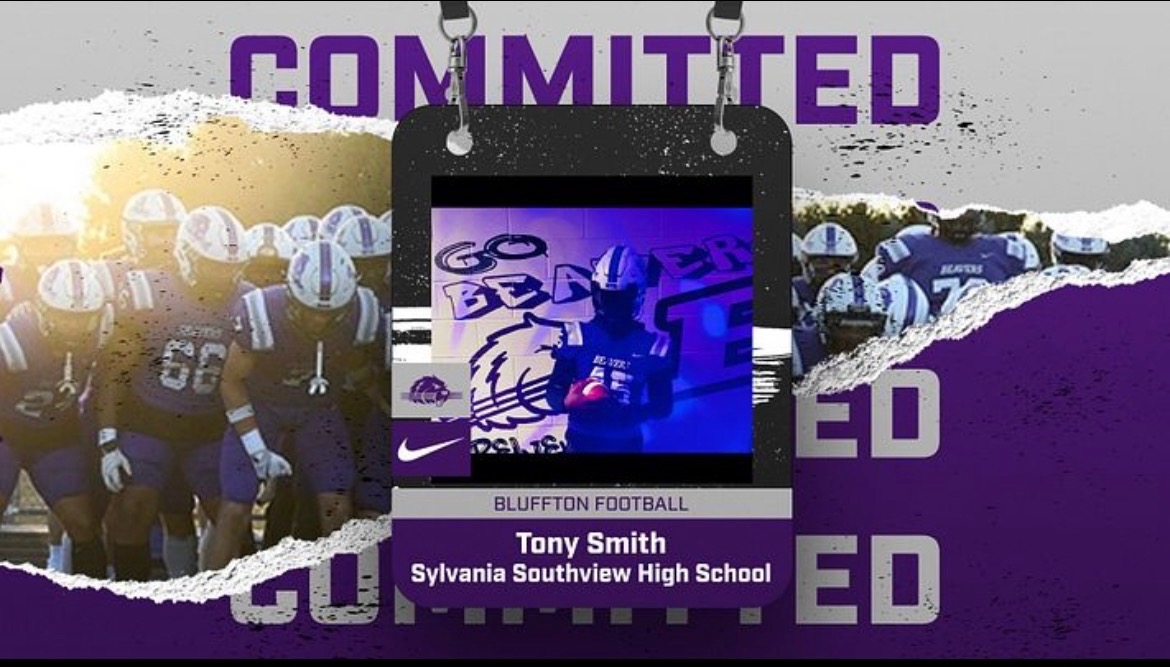 Antonio (Tony) Smith (@28tonysmith45) on Twitter photo I would like to thank <a href="/CoachHedden/">Chris Hedden</a> and <a href="/BlufftonU/">Bluffton University</a> for providing a phenomenal opportunity of a lifetime. I am 100% committed. I can't wait to start a new football season and a beaver. Go Beavers! I would like to thank <a href="/CoachHedden/">Chris Hedden</a> and <a href="/BlufftonU/">Bluffton University</a> for providing a phenomenal opportunity of a lifetime. I am 100% committed. I can't wait to start a new football season and a beaver. Go Beavers!