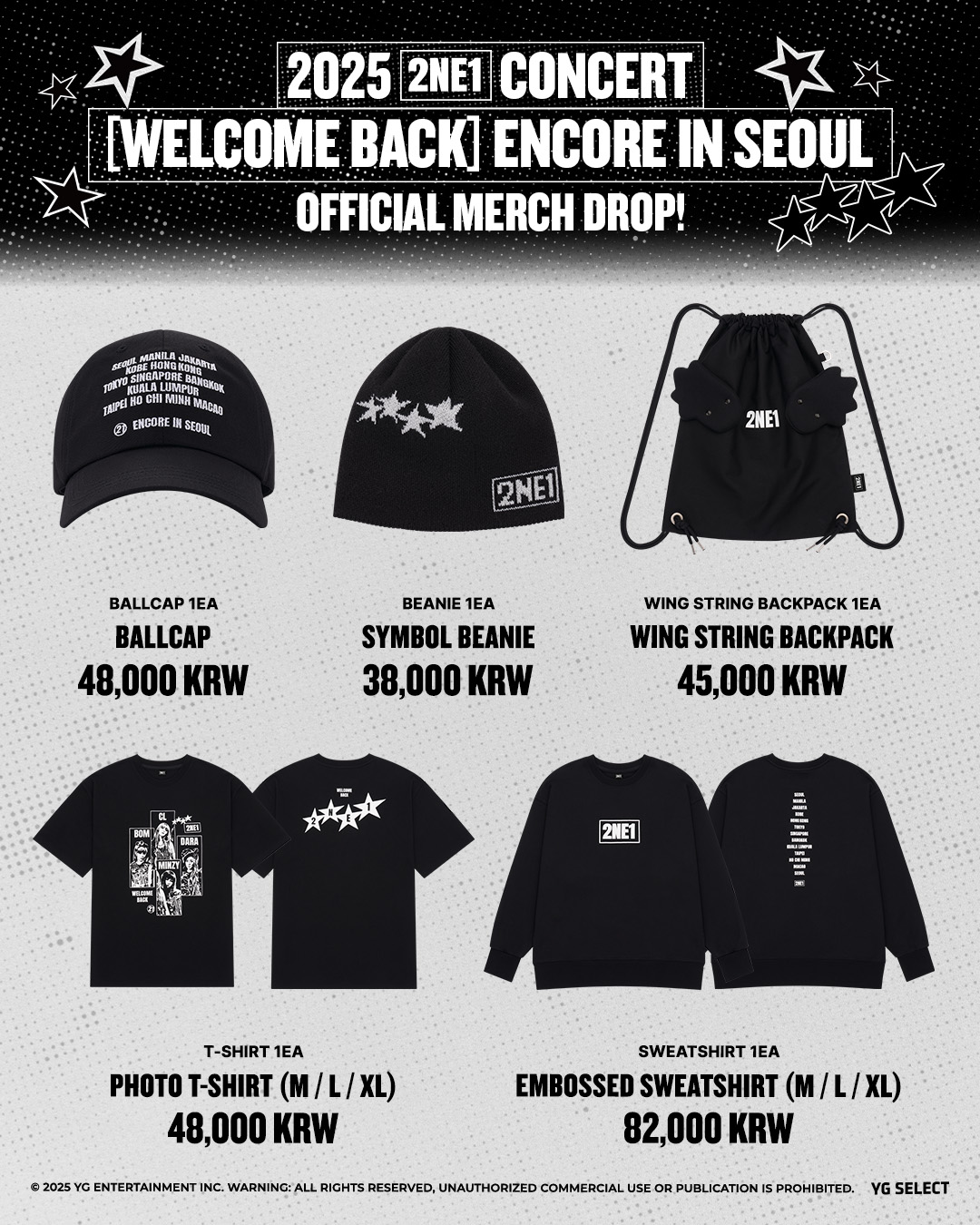 YG SELECT (@ygselect) / X
