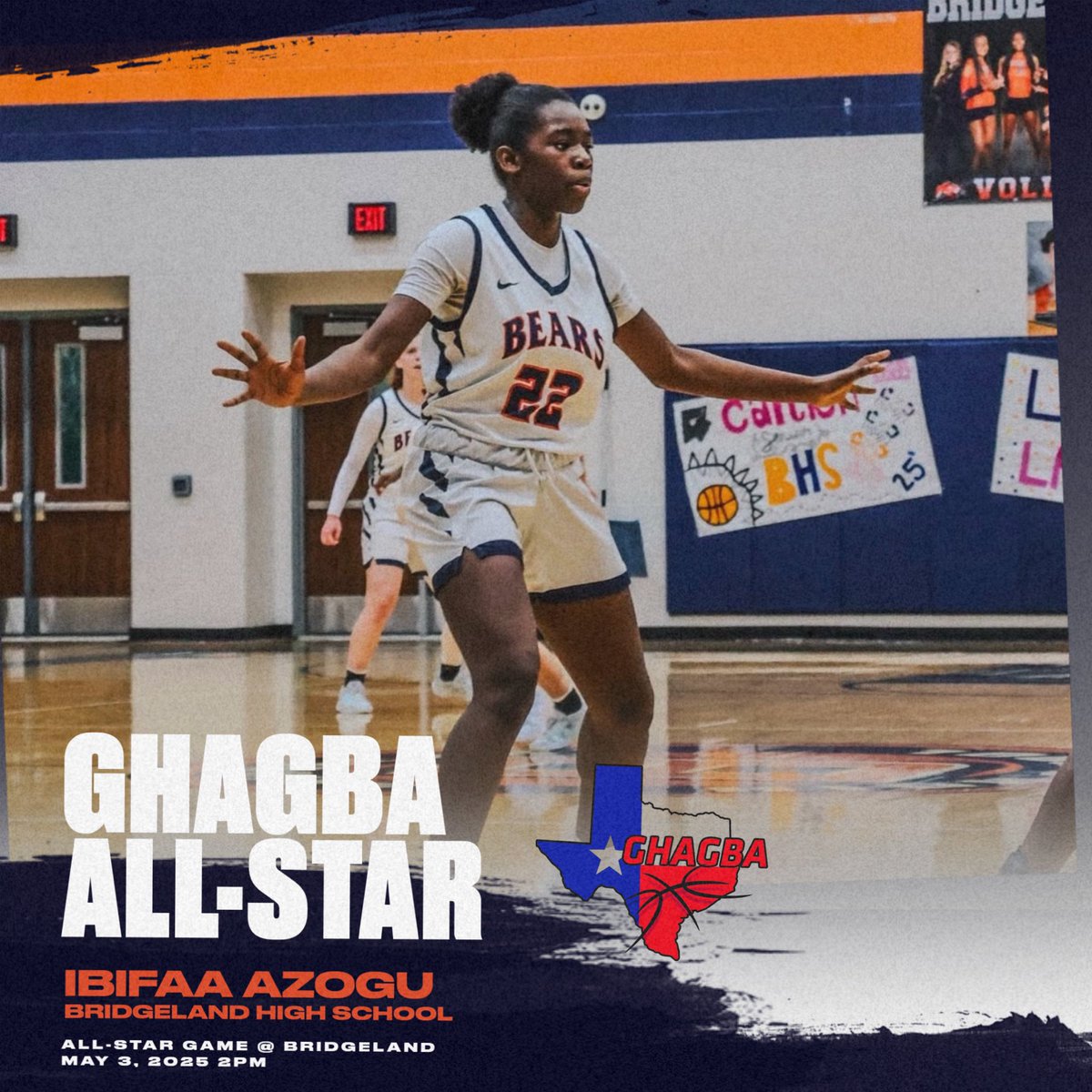 Shoutout to two of our seniors! We are so proud of you both!! The sky is the limit, and we are looking forward to supporting you in the GHAGBA All-Star game and in college! Once a Bear, always a Bear! 🏀🐻💪