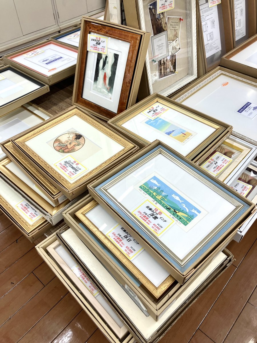 4F【フェア】 「#額縁セール」フェア 絵画やポスターを飾れるおおきな