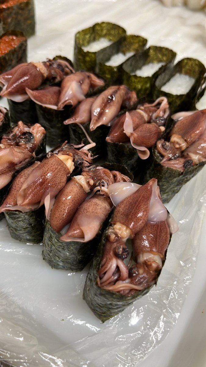 ホタルイカの軍艦ꉂ🤗