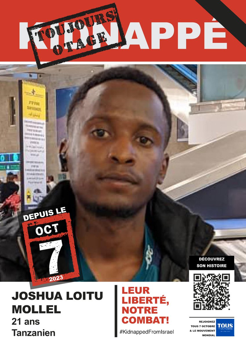 tous7octobre's tweet photo. Toujours otage, depuis le 7 octobre 2023.

Bring them home now !🎗️ https://t.co/bEl4BXlIFJ