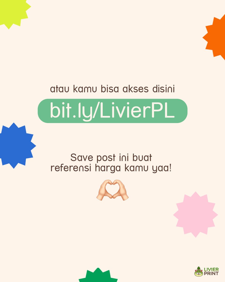 LivierPrint's tweet image. Part 2 buat price list kita! Jangan lupa disave juga ya~~

𝑨𝑷𝑨? 𝑫𝑰𝑺𝑲𝑶𝑵? 𝑷𝑹𝑶𝑴𝑶? Tunggu ya di post selanjutnya! 👀🔥

#printshopjakarta #customprint #stickercustom #percetakanjakarta #printjakarta
