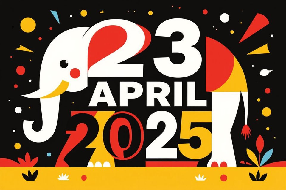 waldo_w's tweet photo. E-Ink ⚫⚪🔴🟡
Date : 22 April 2025
Theme : elephant https://t.co/Q6BqJx4p3H