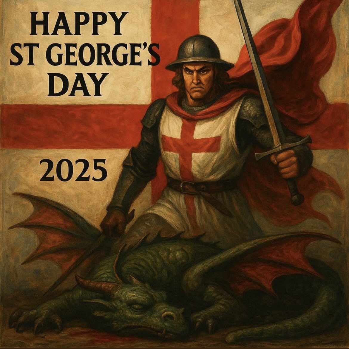 AaronStill85's tweet image. Happy St George’s Day my fellow patriots 🏴󠁧󠁢󠁥󠁮󠁧󠁿❤️🏴󠁧󠁢󠁥󠁮󠁧󠁿❤️ #Proud #ReformUK