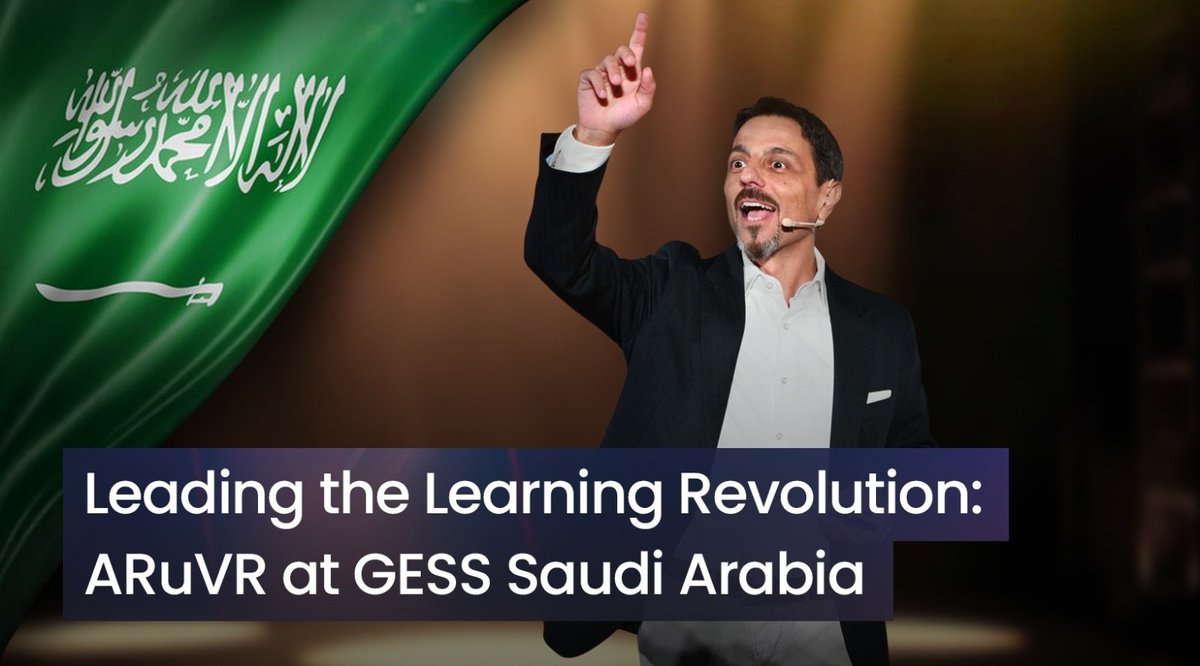 🎓ARuVR® is heading to GESS Saudi Arabia 2025!

We’re proud to be part of the region’s leading education exhibition and conference, taking place in #Riyadh from 26–28 May — a key platform for shaping the future of learning across the Middle East and beyond.

Our CEO for MENA,