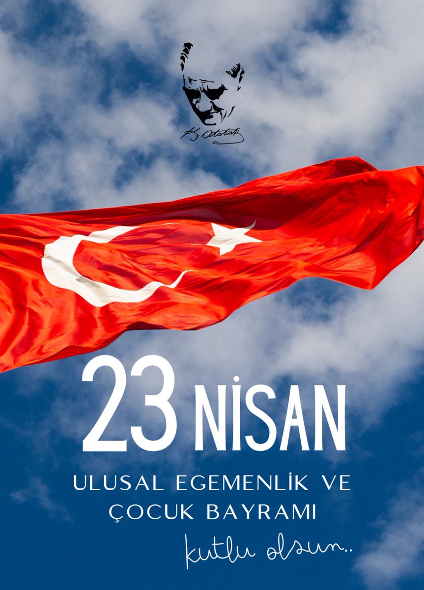 23 Nisan Ulusal Egemenlik ve Çocuk Bayramı hepimize umut olsun. Nice bayramlara!