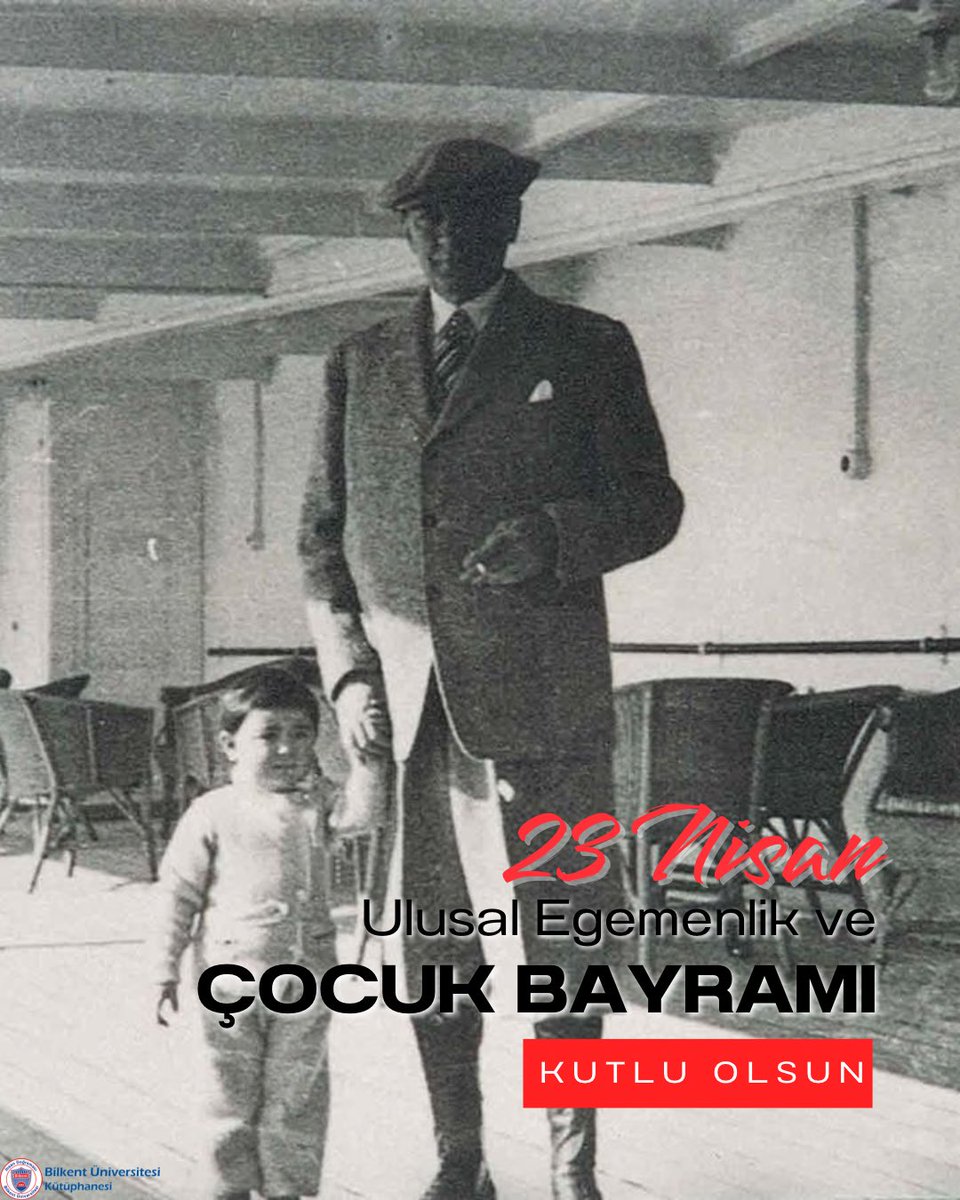 librarybilkent's tweet image. ✨ Ulu Önder Mustafa Kemal Atatürk’ün tüm dünya çocuklarına armağan ettiği bu anlamlı günü coşku ve gururla kutluyoruz! 

#23Nisan #bilkentlibrary