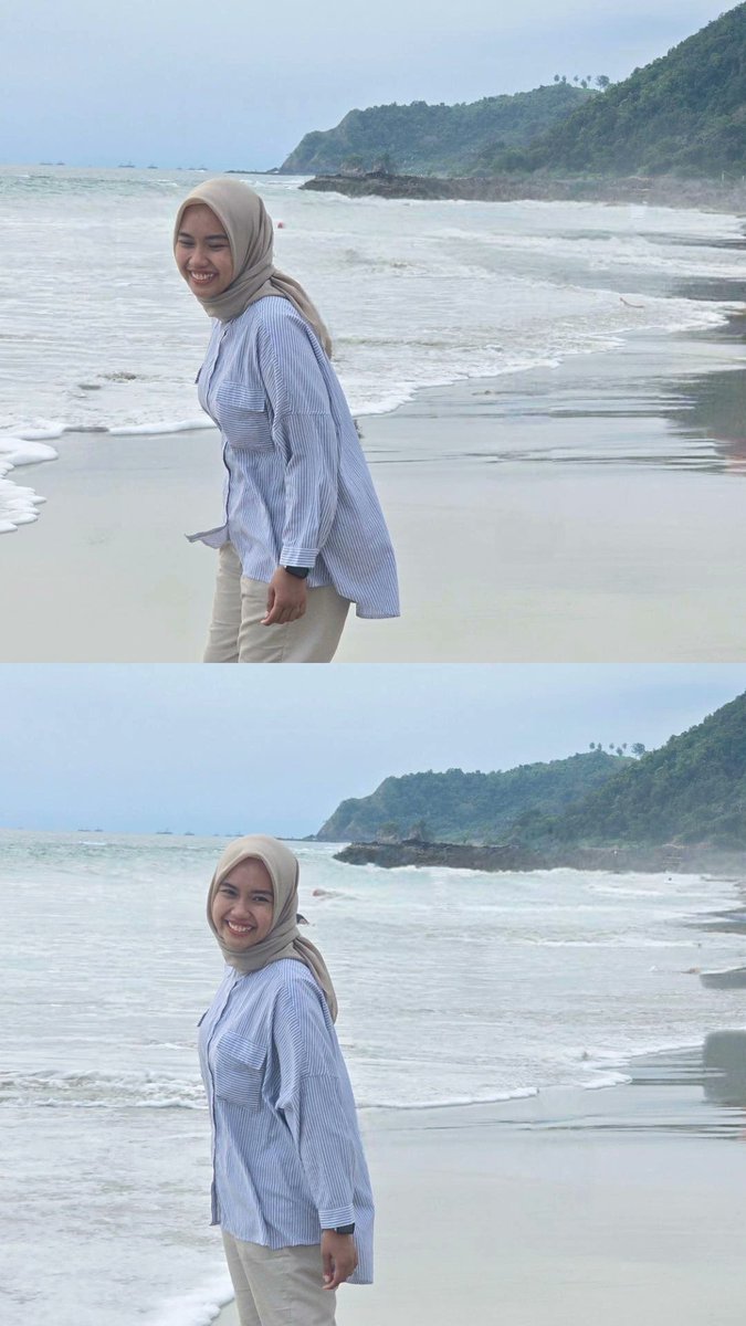 ameliayu10's tweet photo. Sekali kali postnya disini 
Judulnya kalau udah pengen ke pantai tandanya....... https://t.co/rfEJsolVr8
