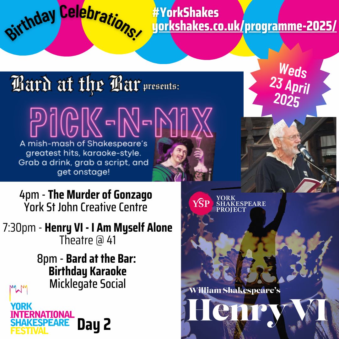 York International Shakespeare Festival tweet media