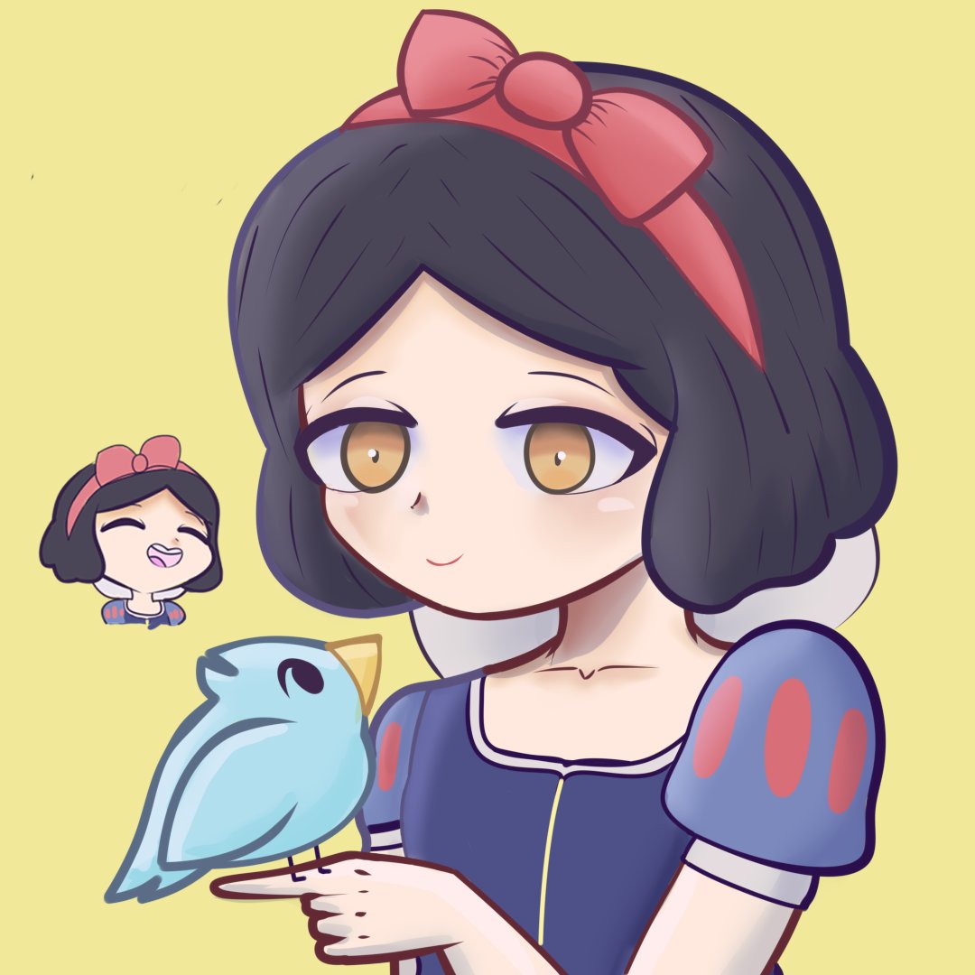 _xslindt_'s tweet photo. le hice un dibujito rapido por que vi hace poco la original y me gusto 💕💕🍎#blancanieves #snowwhite #dibujodigital #arte https://t.co/vravgYETfz