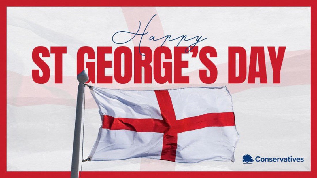 Happy St George’s Day 🏴󠁧󠁢󠁥󠁮󠁧󠁿🏴󠁧󠁢󠁥󠁮󠁧󠁿🏴󠁧󠁢󠁥󠁮󠁧󠁿