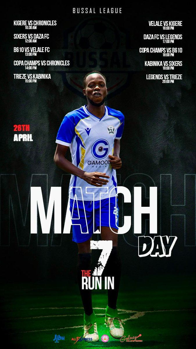 BussalLeague's tweet photo. A complete guide to Match Day 7's matches. 

Here are your match day fixtures.

#BussalLeague #FfeBuddo #ThisisBuddo https://t.co/RQ0k41GKsy