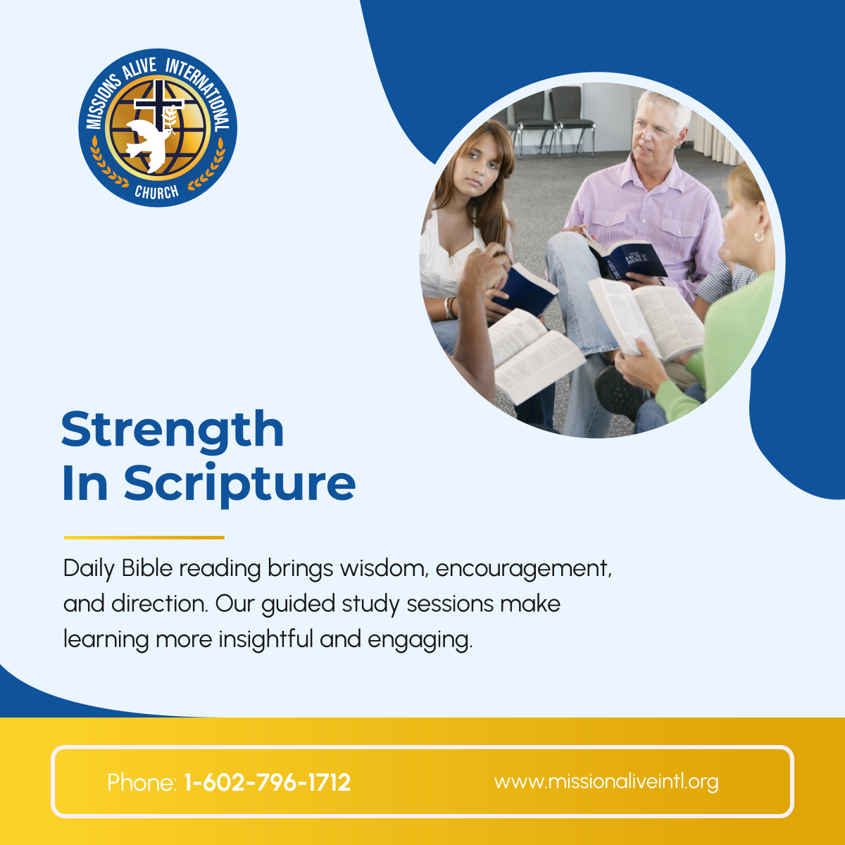 Missionsalive_'s tweet photo. God’s Word is a lamp to our path, bringing clarity and strength. Join us in exploring Scripture together and deepen your faith journey! 

#ChristianFaith #PhoenixAZ #ReligiousOrganization https://t.co/nVQY1liVkW