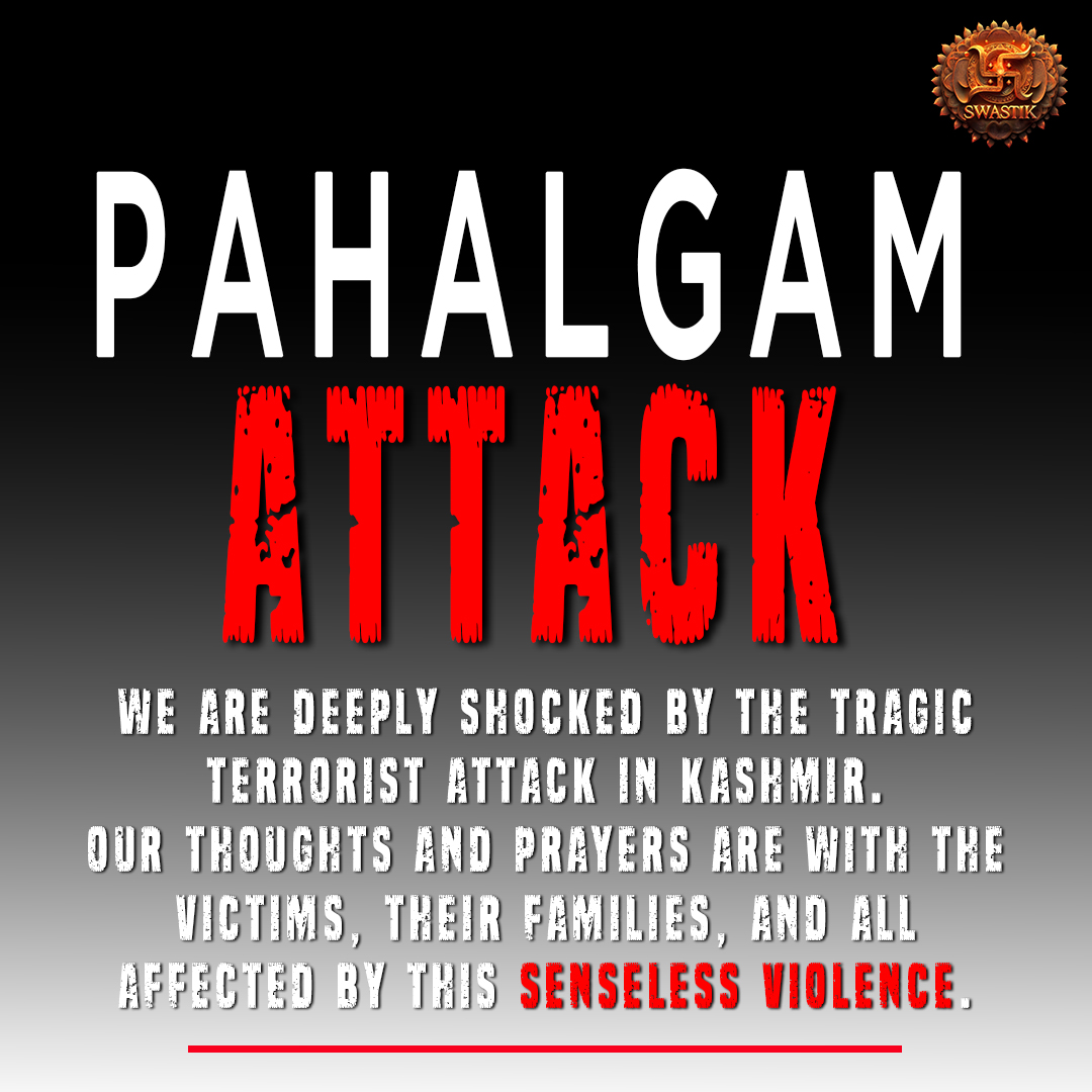 SwastikStories's tweet photo. Deeply shocked by the tragic terrorist attack in Kashmir. Our hearts go out to the victims and their families. Violence must end. 🕊️🙏
#Kashmir #PrayersForKashmir #StopTerrorism #PeaceForKashmir #InnocentLives #NeverForget https://t.co/MUUjxdTyij