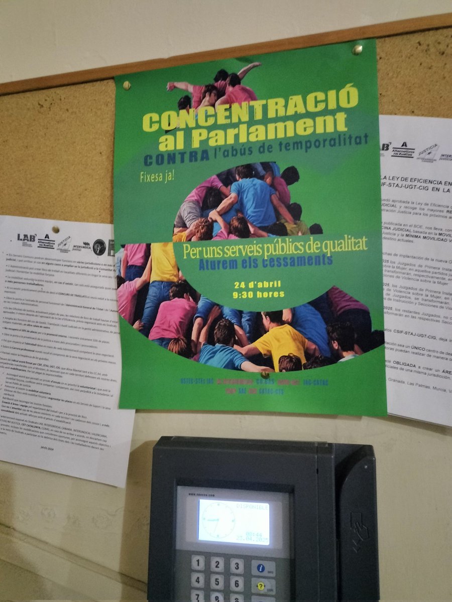 CGT JUSTÍCIA CAT.Central i BCN tweet media