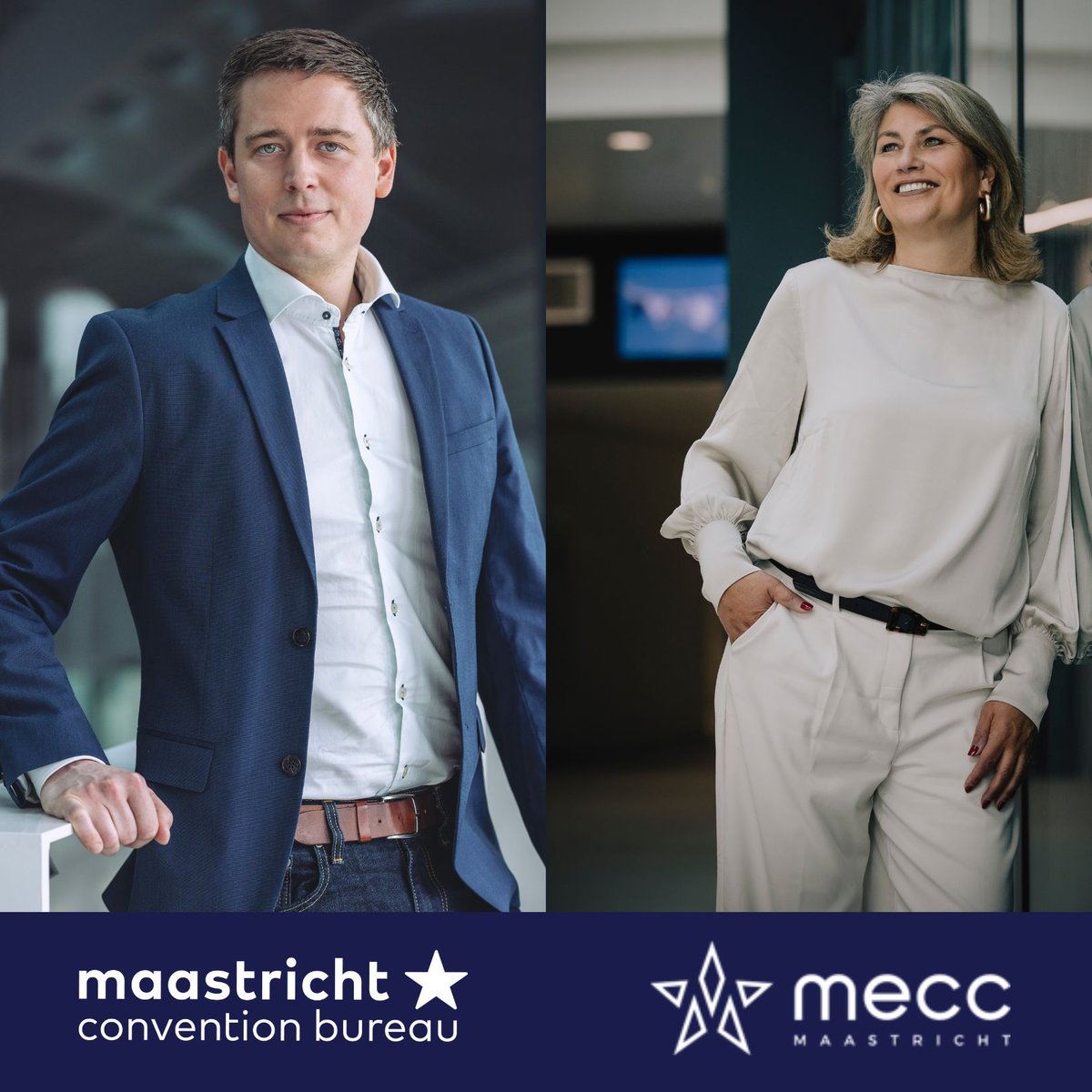 𝗠𝗘𝗘𝗧 𝗠𝗔𝗔𝗦𝗧𝗥𝗜𝗖𝗛𝗧 𝗔𝗧 𝗜𝗠𝗘𝗫 𝗙𝗥𝗔𝗡𝗞𝗙𝗨𝗥𝗧 

The countdown is on—just three weeks to go until IMEX Frankfurt! We, Tom Swaen and Sandra van den Berk, can’t wait to connect with you in person. Are you ready to discover Maastricht, the city where heart meets