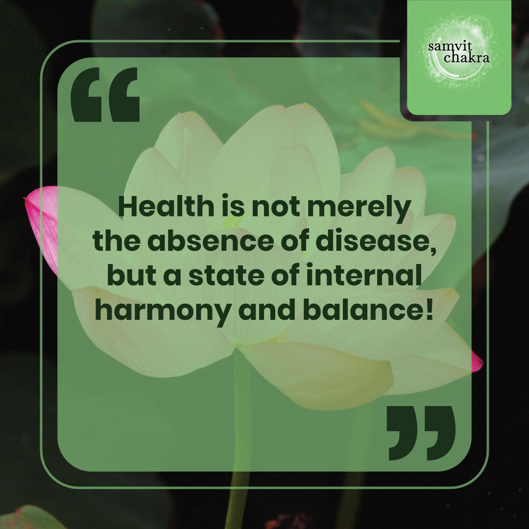 samvitchakra's tweet photo. Health isn’t just absence of disease—but a state of internal harmony and balance!

Who’s with us? Start your journey— https://t.co/5JAYGkXDpI

#WellnessMindset #AyurvedaLife #InnerPeace https://t.co/deCtoMAClr