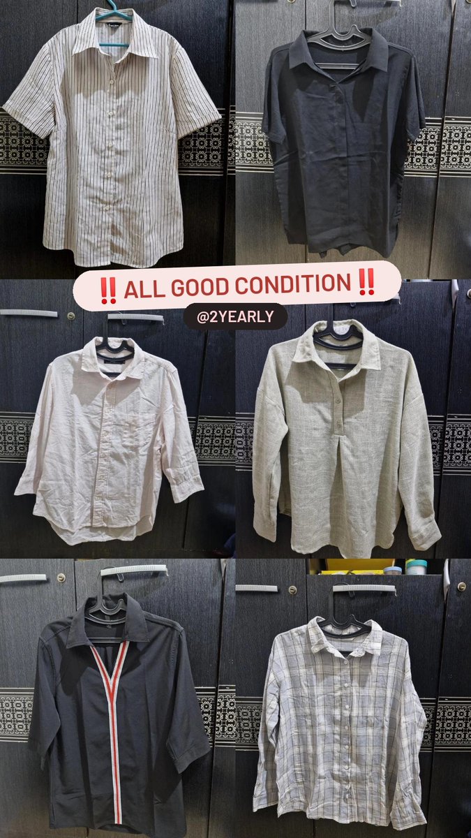 2yearly's tweet image. ‼️🆙 PRELOVED UNDER 20K ‼️🆙

hi all! aku jual preloved all good condition nih, dan semua under 20k yaa. all size fit to L yaaa! kalau minat atau mau tanya-tanya bisa dm ya! dom medan dan bisa 🍊