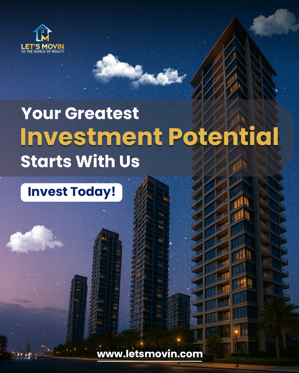 LETSMOVIN23's tweet photo. 🚀 Turn Dreams Into Assets! LET'S MOVIN
Your next big investment isn't a plan — it's a property!
💼Luxury living, long-term gains, and the perfect location…
Why wait? Let your money grow with Let's Movin!

👉 Explore. Invest smart.

#InvestmentInnovation #RealEstate #properties https://t.co/3GsQwVsS6o