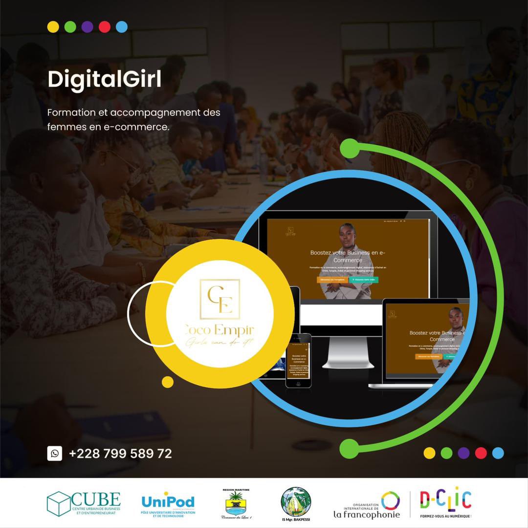 Former. Connecter. Autonomiser.
Digital Girl, la révolution e-commerce au féminin commence ici.

Rendez-Vous le 23, 24 ,25 et 26 avril à L’Unipod  , venez découvrir notre programme, échanger avec nous et plonger-vous dans l’univers du e-commerce  version 100 % féminine.