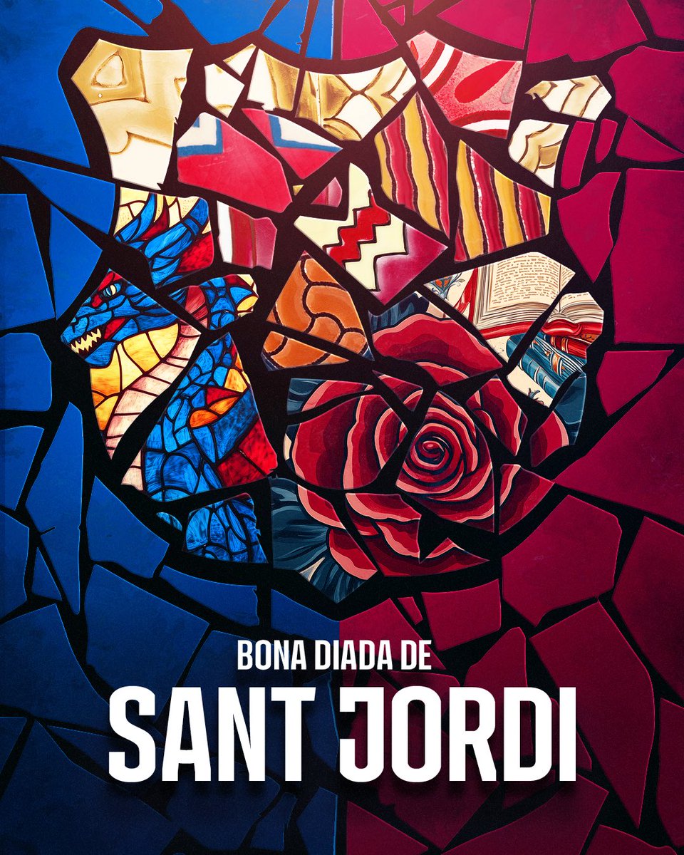 Bona Diada de Sant Jordi 🌹🐉📚