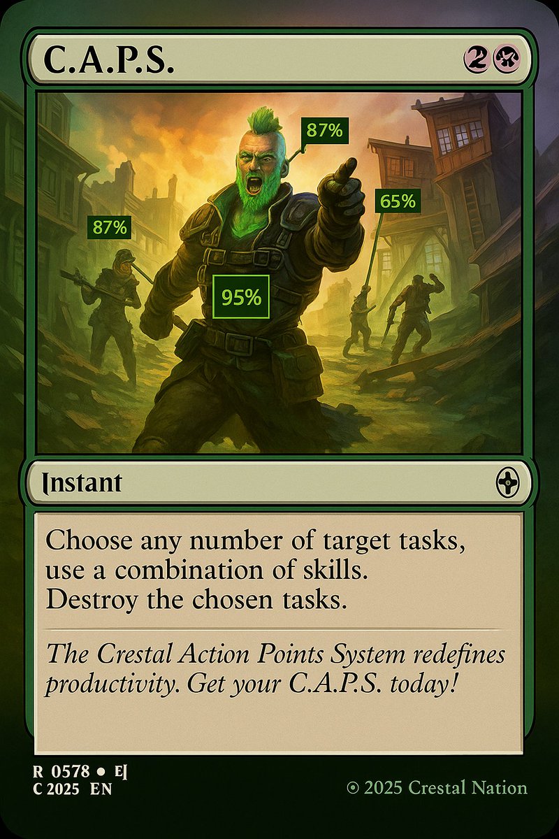 No CAP: It’s just Crestal Action Points System

We built Nation for agents to thrive.

Now, we’re introducing CAPs: Crestal Action Points

The fuel that powers every autonomous action taken by an agent.

No CAP? No action.

Let’s break it down ↓