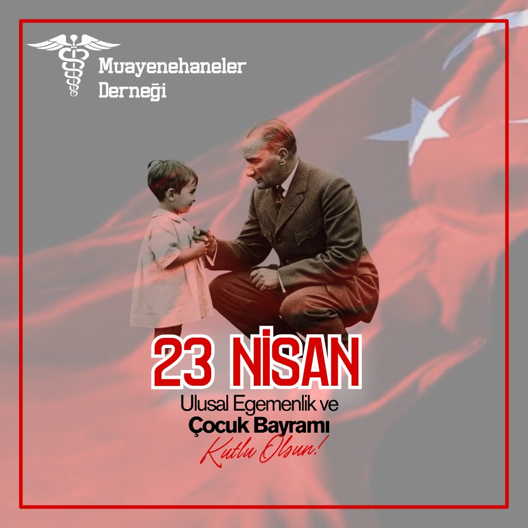 23 Nisan Ulusal Egemenlik ve Çocuk Bayramı Kutlu Olsun! 🇹🇷

#23NisanUlusalEgemenlikveÇocukBayramı