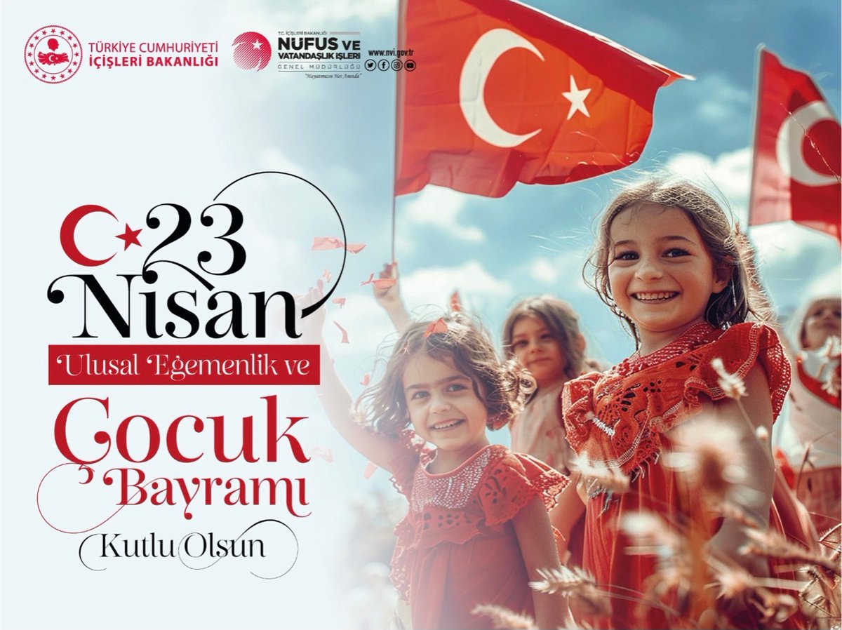 Edirne İl Nüfus ve Vatandaşlık Müdürlüğü (@edirnenufus) on Twitter photo “Küçük hanımlar, küçük beyler! Sizler hepiniz geleceğin bir gülü, yıldızı ve ikbal ışığısınız. Memleketi asıl ışığa boğacak olan sizsiniz.”
23 Nisan Ulusal Egemenlik ve Çocuk Bayramımız Kutlu Olsun!
<a href="/TCNufus/">Nüfus ve Vatandaşlık İşleri Genel Müdürlüğü</a>
<a href="/itasyapan/">İbrahim Taşyapan</a>
<a href="/edirne_valiligi/">Edirne Valiliği</a>
<a href="/meltembal1212/">Meltem BAL</a> “Küçük hanımlar, küçük beyler! Sizler hepiniz geleceğin bir gülü, yıldızı ve ikbal ışığısınız. Memleketi asıl ışığa boğacak olan sizsiniz.”
23 Nisan Ulusal Egemenlik ve Çocuk Bayramımız Kutlu Olsun!
<a href="/TCNufus/">Nüfus ve Vatandaşlık İşleri Genel Müdürlüğü</a>
<a href="/itasyapan/">İbrahim Taşyapan</a>
<a href="/edirne_valiligi/">Edirne Valiliği</a>
<a href="/meltembal1212/">Meltem BAL</a>