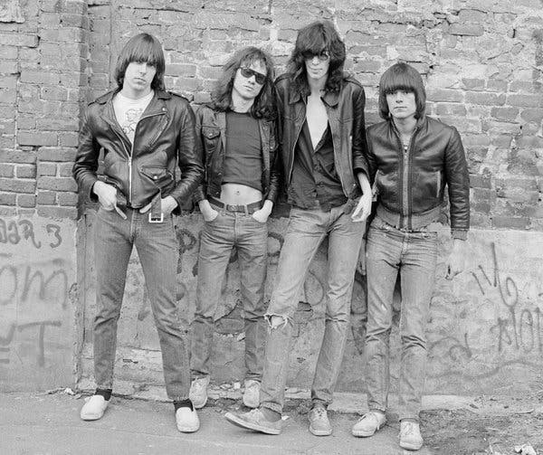nottco's tweet photo. Released today 23rd April 1976 the eponymous titled debut studio album from The Ramones. 

Iconic album artwork photography from 📸 Roberta Bayley

#AlbumOfTheDay #ramones @NewWaveAndPunk #photography https://t.co/ZuFR4BBQKR