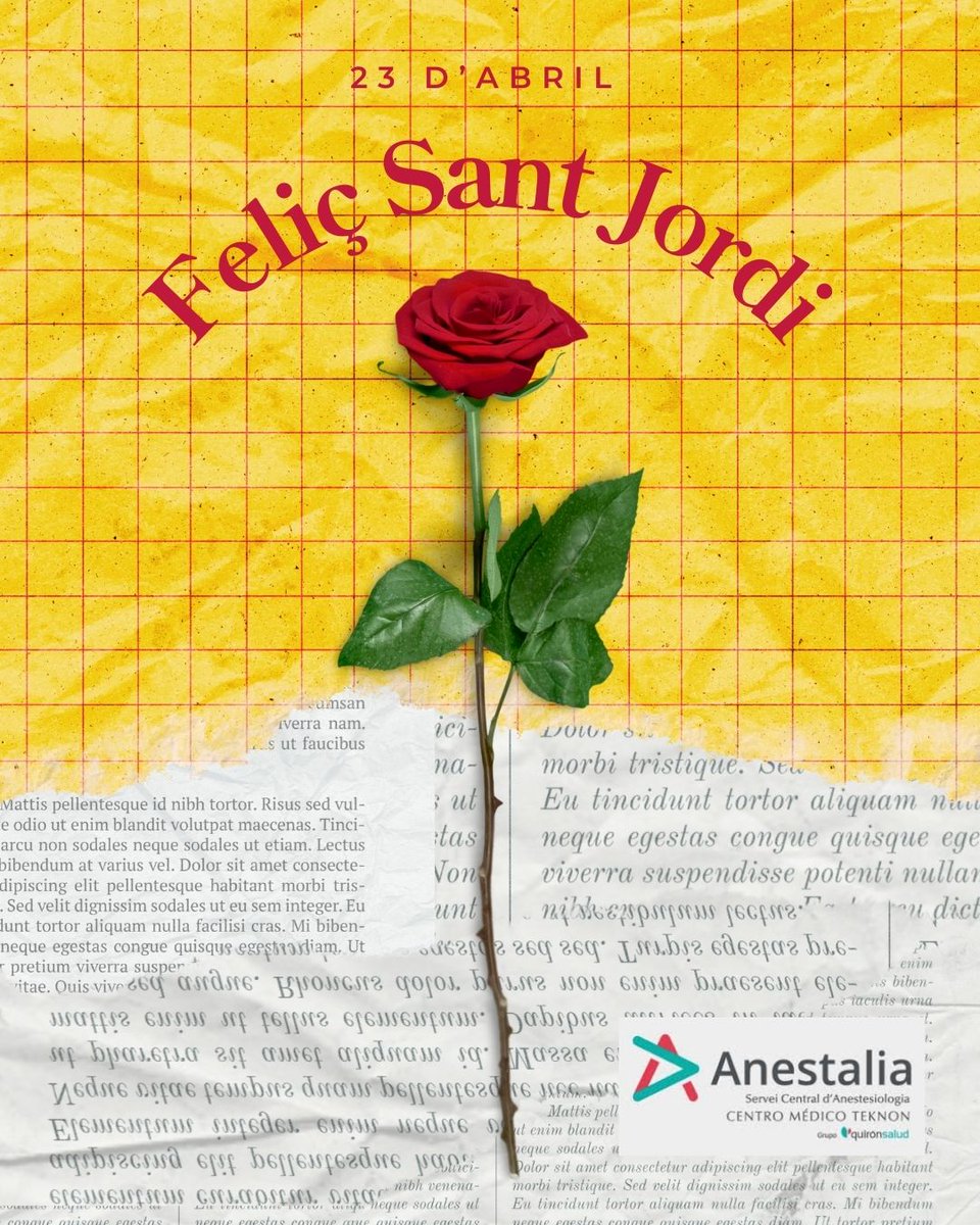 L’equip d’Anestalia us desitja una molt bona Diada de Sant Jordi 🌹📚🐉
💫Que gaudiu d’un dia ple de llibres, històries i roses!💫
#SantJordi2025