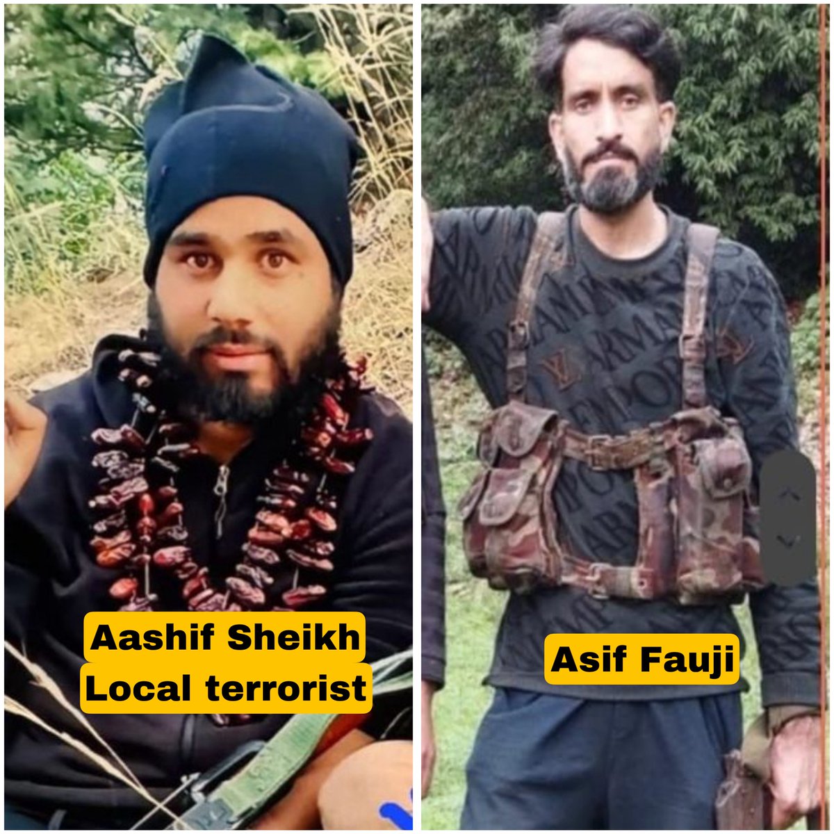 erbmjha's tweet image. FACES OF THE DEVIL- RADICAL ISLAMIC TERRORISTS! #Pahalgam