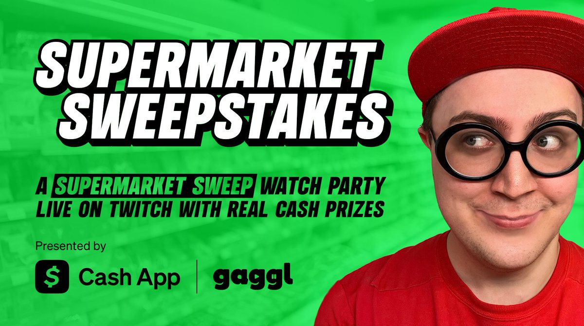 It's the same interactive gameshow magic you know and love from <a href="/gaggltv/">Gaggl</a> - now with REAL CASH PRIZES &amp; referral bonuses from our friends at @cashapp! 💸

Episode 1 is this Saturday 4/26 at 9PM ET, live on my Twitch channel 📺
