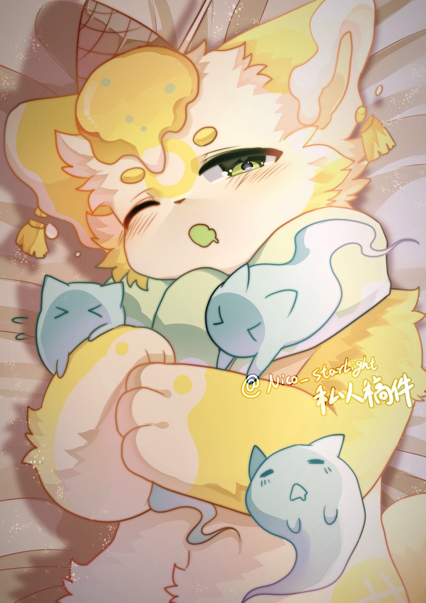 午睡
ZZZZ
#furry #兽人 #kemono