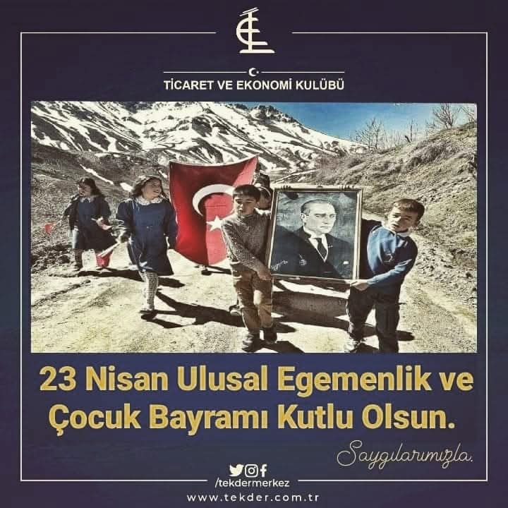 TBMM 'nin 105. kuruluş yıl dönümü ve Gazi Mustafa Kemal Atatürk’ün tüm dünya çocuklarına armağan ettiği, #23Nisan Ulusal Egemenlik ve Çocuk Bayramı kutlu olsun. 🇹🇷