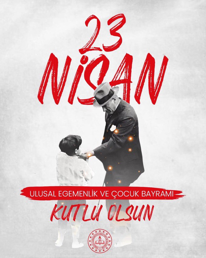 🇹🇷🇹🇷🇹🇷 Nice 105. Yıllara…
23 Nisan Ulusal Egemenlik ve Çocuk Bayramı Kutlu Olsun
Sevinin Çocuklar, Övünün Büyükler…
#Atatürk
#23Nisan