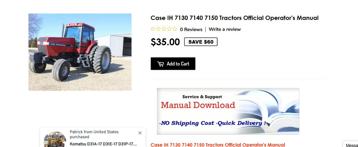 ManualSour32267's tweet image. Stay field-ready with your Case IH Operator Manual from My Premium Manual Source!  Get all the essential info on operation, maintenance, and safety for your equipment.
🌐my-premium-manual-source.com/products/case-… 

#CaseIH #FarmManuals  #OperatorManual #FarmTools