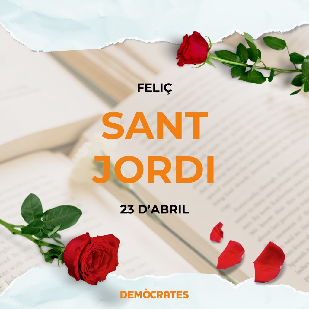 🌹📚Sant Jordi és emoció, tradició, roses i llibres, que regalen paraules i sentiments

💫Sant Jordi és celebrar que la cultura forma part de les nostres vides

🫶Feliç 23 d’abril!