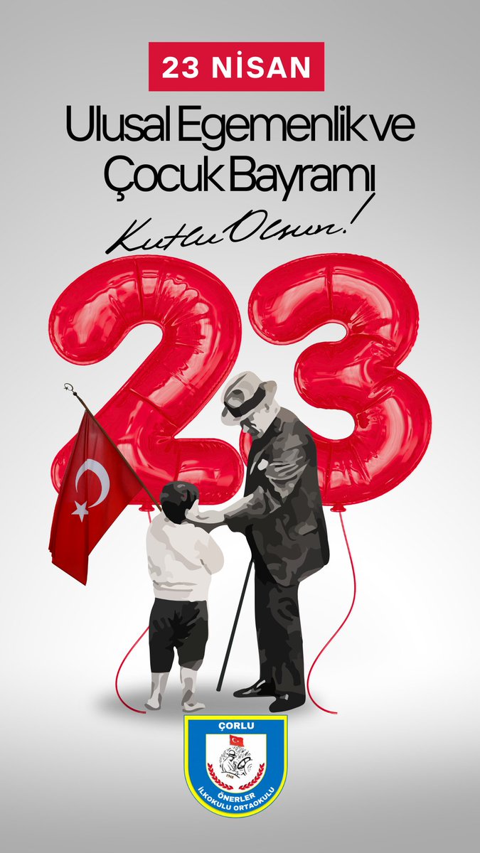 IooOnerler's tweet photo. 23 Nisan Ulusal Egemenlik ve Çocuk Bayramı Kutlu Olsun🇹🇷🇹🇷🇹🇷 https://t.co/MOXZMQNjUu