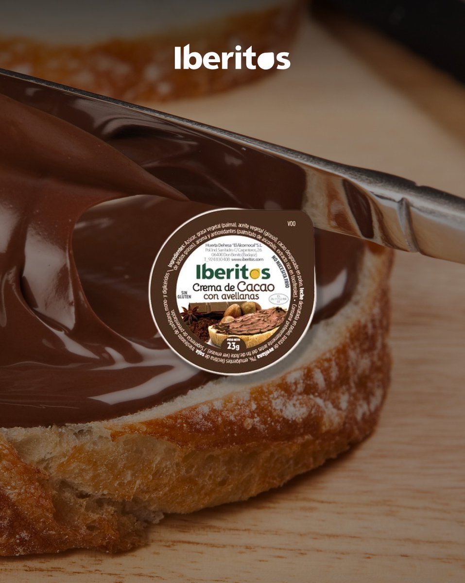 Nuestra Crema de Cacao con avellanas es ese capricho que transforma lo simple en pura tentación😍

🥐En el desayuno,🍓en la merienda o🍰como toque final de un postre... 

Descubre toda la variedad de untables en 
👉 iberitos.co