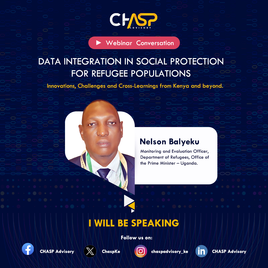 We are pleased to have Nelson Balyeku, join us to share:

🔹 Uganda’s national frameworks and policies for refugee data integration

🔹 Cross-country lessons and insights from Uganda’s experience in strengthening refugee inclusion

📍us06web.zoom.us/webinar/regist…