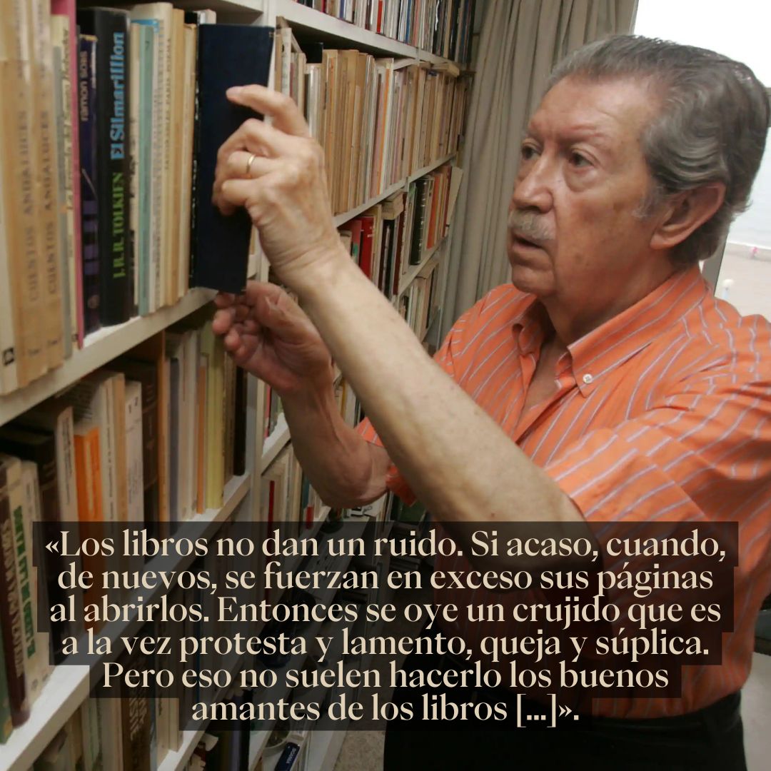 ¡Feliz #DíaDelLibro! 📖 Hoy celebramos su presencia silenciosa pero poderosa con este texto de Manuel Alcántara, perteneciente al pregón del escritor y poeta con motivo de la Feria del Libro de Málaga (1998).  
📷Antonio Salas ©Diario Sur.
Lee aquí:  manuelalcantara.org/multimedia/