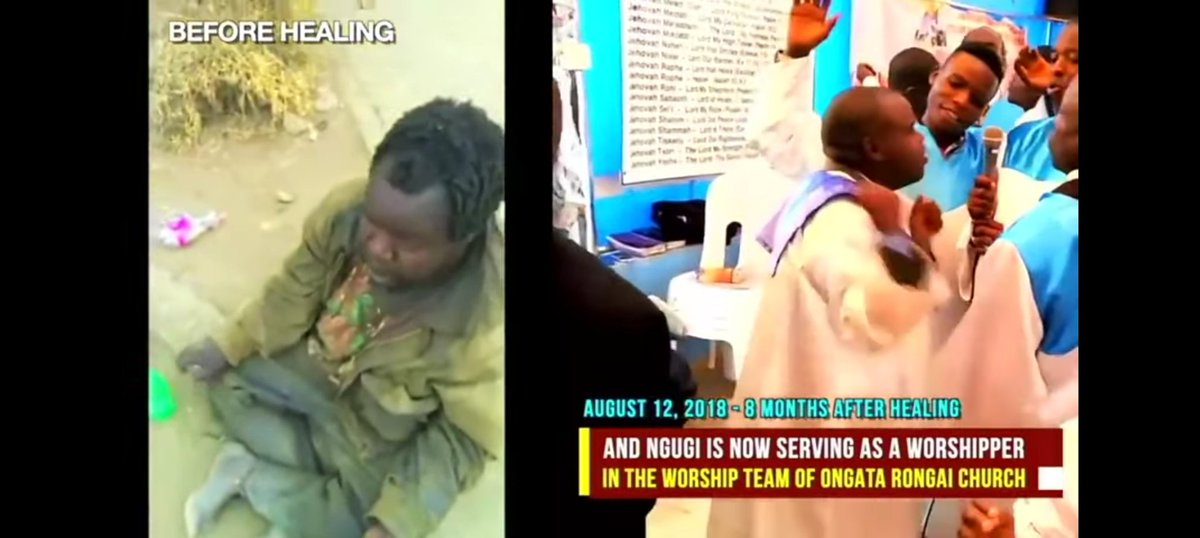 VictorMacharia_'s tweet photo. 🚨 BREAKING NEWS

With the advent  of the #LatterOutpourGlory the destitute and hopeless in the society have now found hope!

At the DECREE OF THE ETERNAL BLOOD OF JESUS, Lunatics are being healed and restored  to their normal mind 🔥🔥

JESUS CHRIST THANK YOU 💫 https://t.co/qDOnjM8bY6