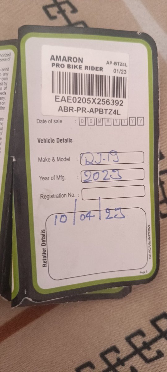 Raajeshpareek's tweet photo. @amaronofficial Really disappointed! My Amaron battery died just after the warranty ended — and this isn't the third time. It feels like these batteries are built to fail as soon as the warranty is over. Not expected from a reputed brand. #BatteryFail #Amaron https://t.co/ZdIo7U7jdL
