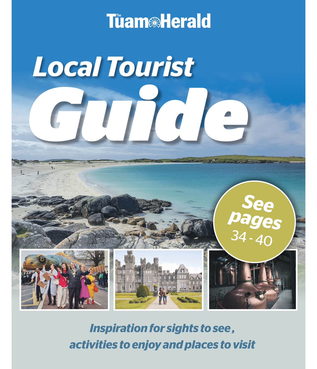 FREE inside today’s Tuam Herald. Lots of attractions and activities that aren’t too far from home for everyone to enjoy

#tuam #Galway #tourism #lovelocal #localnewspaper #familytime #daytrips #holiday #holidaytime